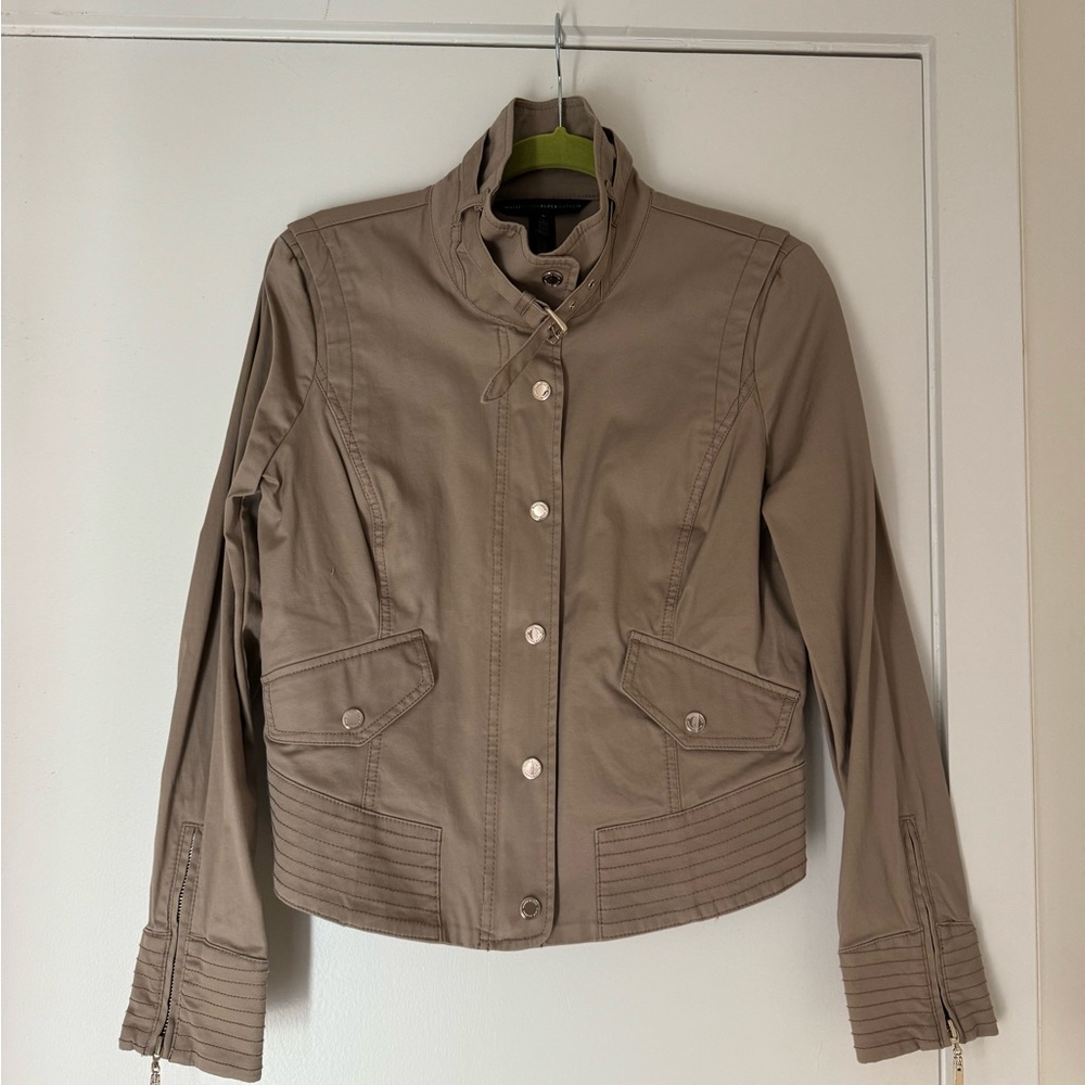 White House Black Market khaki  Utility Jacket